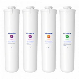Комплект сменных модулей для Аквафор Кристалл Квадро H (исп.2) на год
